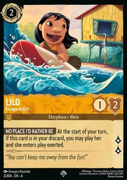 Lilo - Escape Artist 6AZS-2 Super Rare Near Mint Englisch