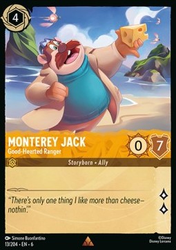 Monterey Jack - Good-Hearted Ranger 6AZS-13 Rare Excellent Englisch Foil