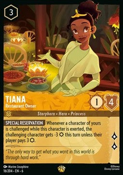Tiana - Restaurantbesitzerin 6AZS-16 Legendary Near Mint Deutsch Foil