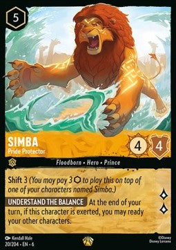 Simba - Stolzer Beschützer 6AZS-20 Legendary Near Mint Deutsch Foil