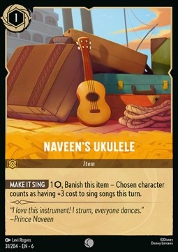 Naveens Ukulele 6AZS-31 Common Excellent Deutsch Foil