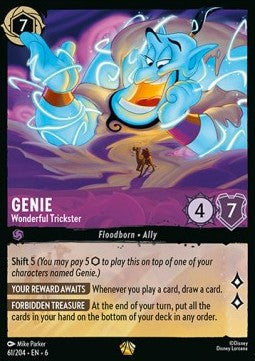 Genie - Wonderful Trickster 6AZS-61 Legendary Near Mint Englisch
