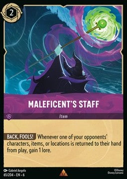 Malefiz' Stab (V.1) 6AZS-65 Rare Near Mint Deutsch Foil