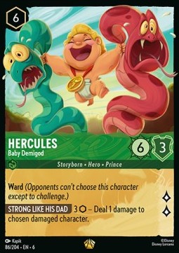 Hercules - Baby Demigod 6AZS-86 Legendary Near Mint Englisch
