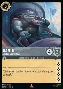 Gantu - Captain Crankyhead 6AZS-189 Rare Excellent Englisch