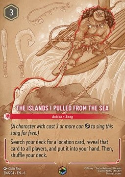 Diese Inseln zog ich aus dem Meer 6AZS-216 Enchanted Near Mint Deutsch Foil
