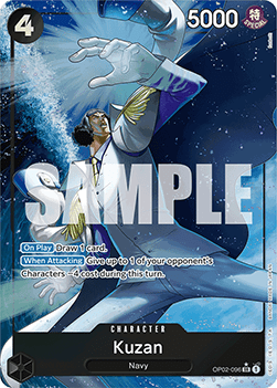 Kuzan (OP02-096) (V.2) PRB01 Alternate Art Near Mint Englisch