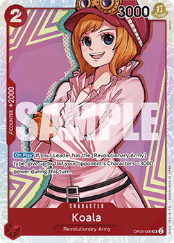 Koala (OP05-006) (V.1) PRB01 Super Rare Near Mint Englisch