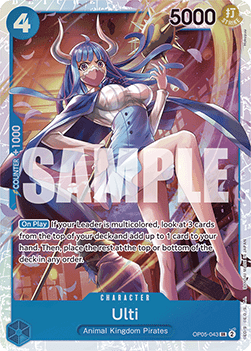 Ulti (OP05-043) (V.1) PRB01 Super Rare Excellent Englisch