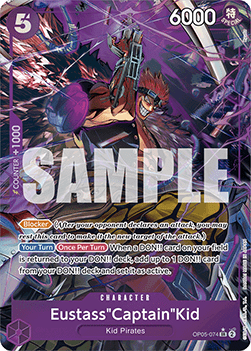 Eustass"Captain"Kid (OP05-074) (V.2) PRB01 Alternate Art Near Mint Englisch