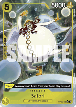 Satori (OP05-105) (V.3) PRB01 Rare Near Mint Englisch