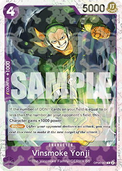 Vinsmoke Yonji (OP06-067) (V.2) PRB01 Rare Near Mint Englisch