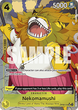 Nekomamushi (OP06-110) (V.3) PRB01 Uncommon Near Mint Englisch