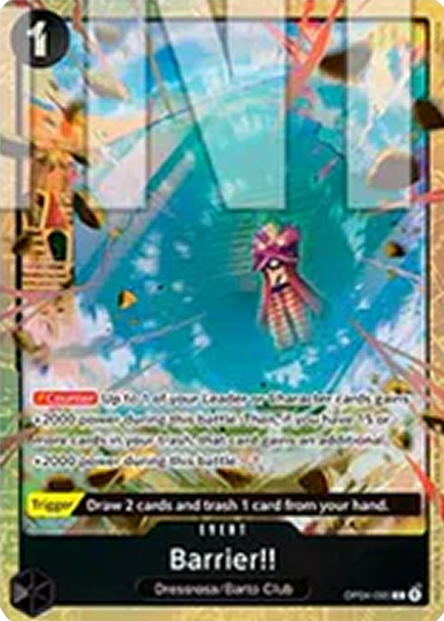 Barrier!! (OP04-095) UP Common Near Mint Englisch