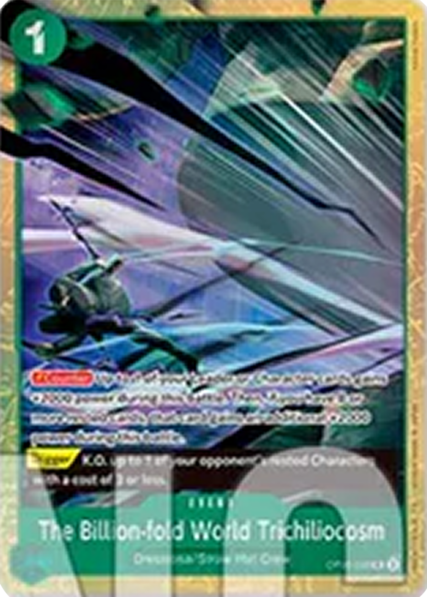 The Billion-fold World Trichiliocosm (OP06-038) UP Uncommon Excellent Englisch
