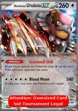 Bloodmoon Ursaluna ex SVP-177 Ursaluna Luna Cremisi ex [Seasoned Skill | Blood Moon] Boosterfrisch Englisch