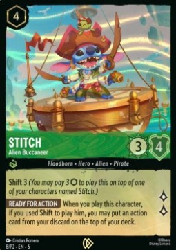 Stitch - Alien Buccaneer PR2-8 Promo Near Mint Englisch Foil