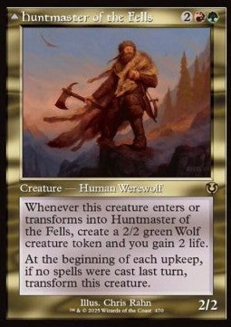 Huntmaster of the Fells / Ravager of the Fells XINR-470 Rare Near Mint Englisch Foil
