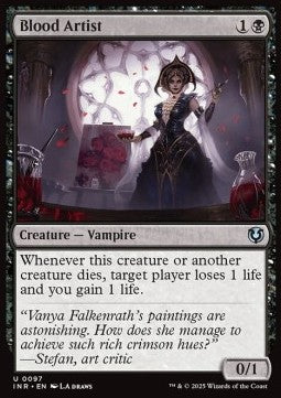 Blood Artist INR-97 Uncommon Near Mint Englisch Foil