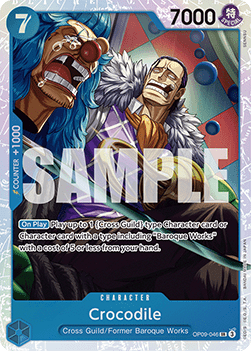 Crocodile (OP09-046) (V.1) OP09 Super Rare Near Mint Englisch