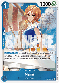 Nami (OP09-050) (V.1) OP09 Rare Near Mint Englisch