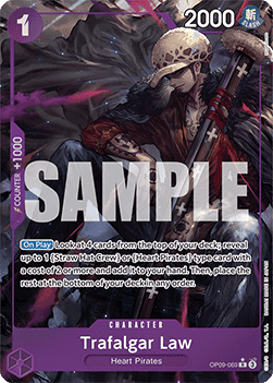 Trafalgar Law (OP09-069) (V.2) OP09 Alternate Art Near Mint Englisch
