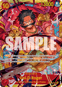 Gol.D.Roger (OP09-118) (V.1) OP09 Secret Rare Near Mint Englisch