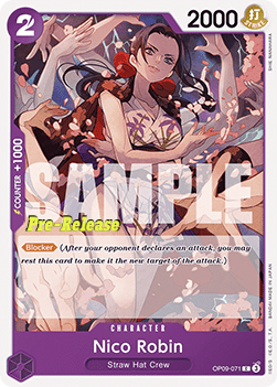 Nico Robin (OP09-071) OP09P Common Near Mint Englisch