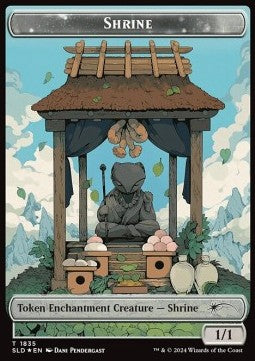 Shrine Token (Colorless 1/1) SLD20WTW-1835 Token Good Englisch Foil