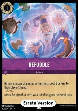 Befuddle 1TFC-62 Uncommon Boosterfrisch Englisch Foil