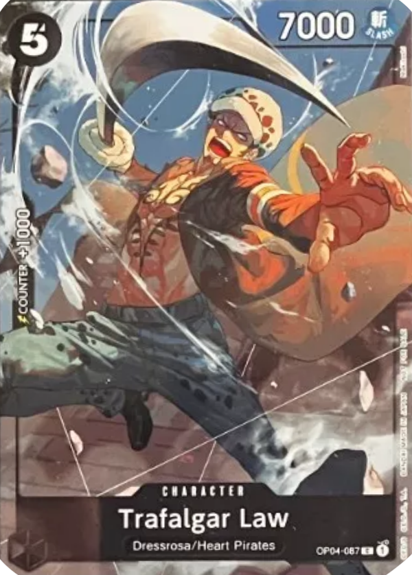 Trafalgar Law (OP04-087) (V.1) UP Common Near Mint Englisch