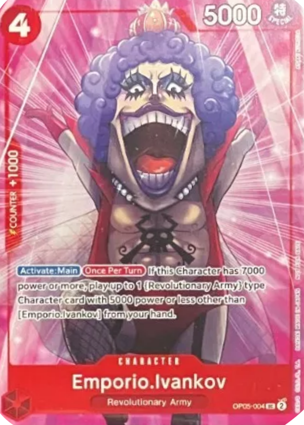 Emporio.Ivankov (OP05-004) (V.1) UP Uncommon Excellent Englisch