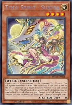 Tenyi-Geist - Suruya SUDA-DE021 Secret Rare Excellent Deutsch 1. Auflage