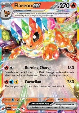 Flareon ex PRE-014 Double Rare Near Mint Englisch