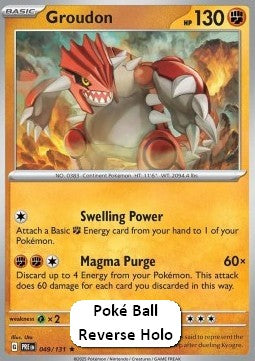 Groudon xPRE-049 Rare Good Deutsch Reverse Holo