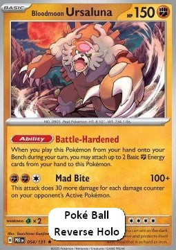 Bloodmoon Ursaluna xPRE-054 Rare Excellent Englisch Reverse Holo