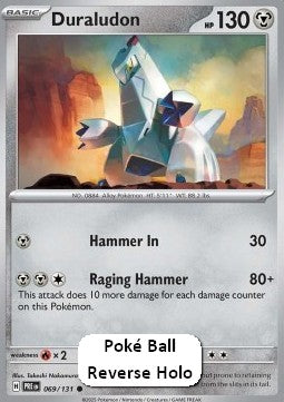 Duraludon xPRE-069 Common Excellent Englisch Reverse Holo