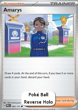 Amarys xPRE-093 Common Excellent Englisch Reverse Holo