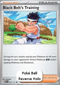Black Belt's Training xPRE-097 Common Excellent Englisch Reverse Holo