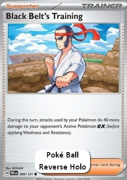 Black Belt's Training xPRE-099 Common Excellent Englisch Reverse Holo