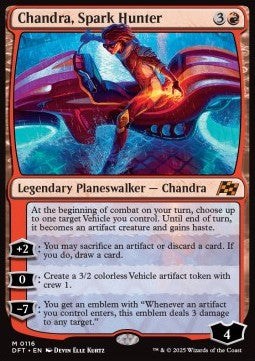 Chandra, Spark Hunter DFT-116 Mythic Near Mint Englisch