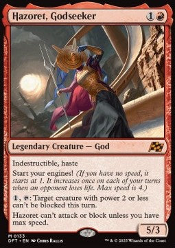 Hazoret, Godseeker DFT-133 Mythic Near Mint Englisch Foil
