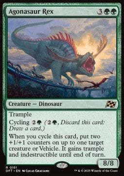 Agonasaurus Rex DFT-151 Rare Near Mint Deutsch