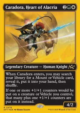 Caradora, Heart of Alacria DFTFP-476 Rare Near Mint Englisch Foil
