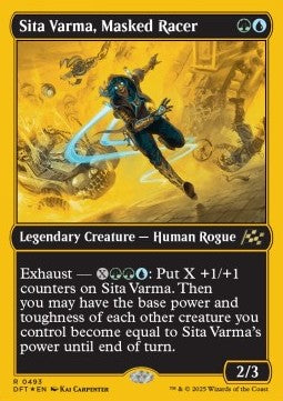 Sita Varma, Masked Racer DFTFP-493 Rare Near Mint Englisch Foil