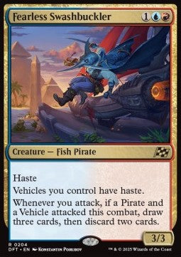 Fearless Swashbuckler DFT-204 Rare Excellent Englisch