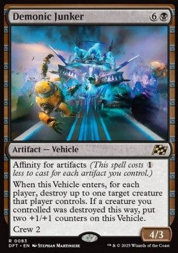 Demonic Junker DFT-83 Rare Good Englisch