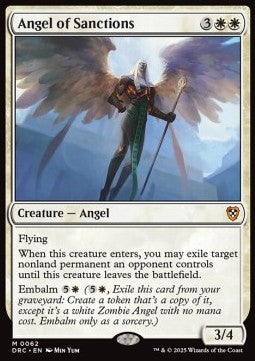 Angel of Sanctions DRC-62 Mythic Near Mint Englisch