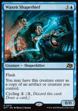 Waxen Shapethief DFT-74 Rare Near Mint Englisch Foil