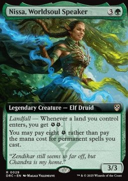 Nissa, Worldsoul Speaker XDFC-29 Rare Near Mint Englisch